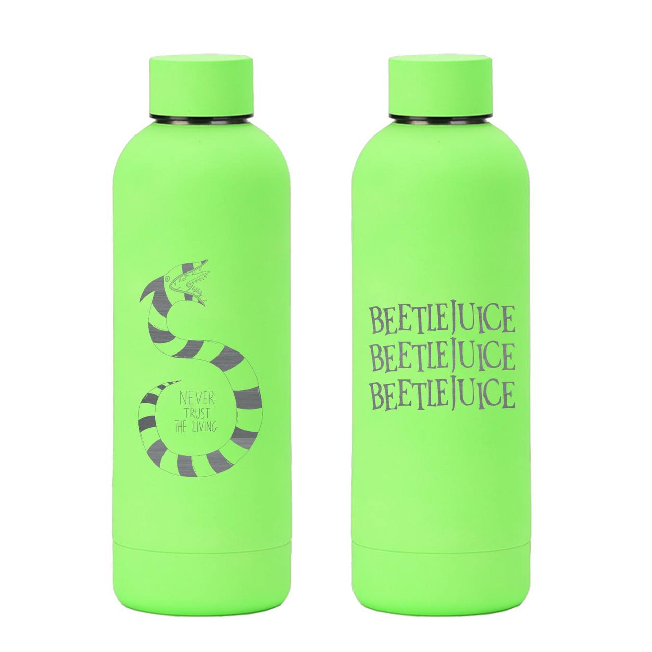 500ml Snake Beetlejuice stainless steel thermal water bottle - BEETLEJUICE