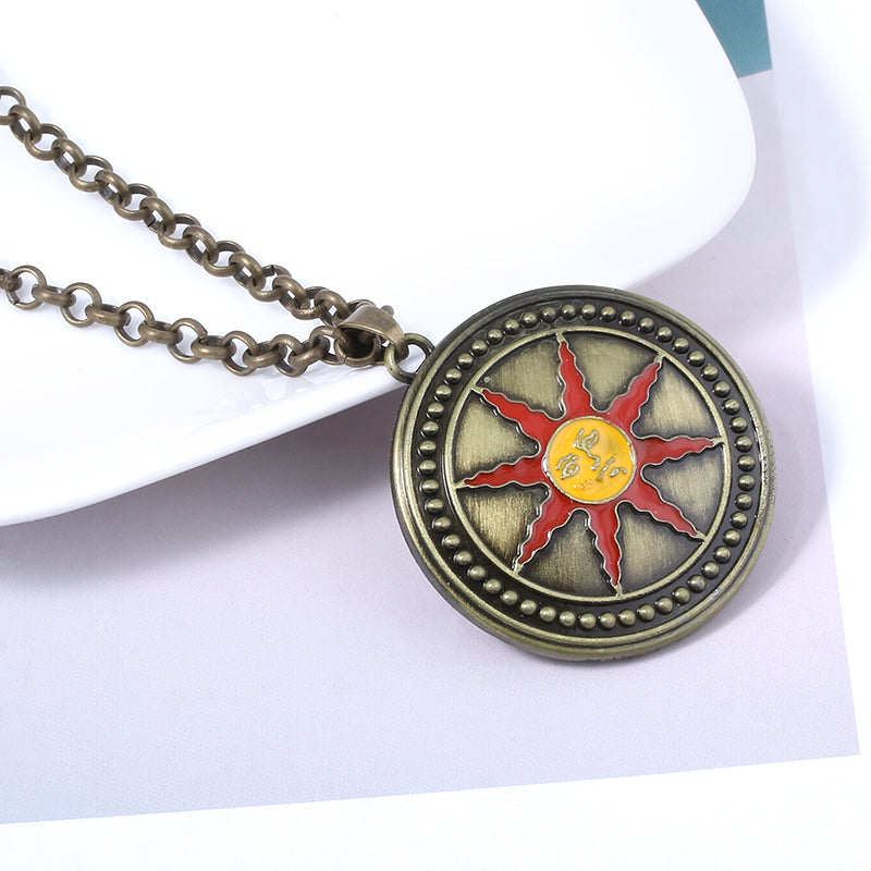 Sunlight Knight Shield sun Necklace| DARK SOULS