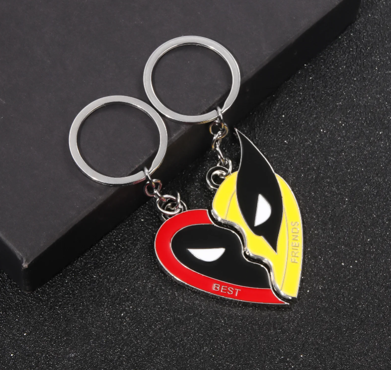 Keychain double Best Friends Deadpool & Wolverine | MARVEL