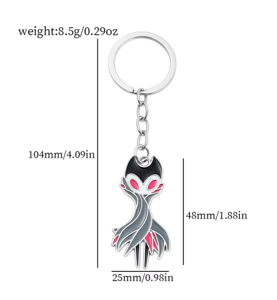 Hollow Knight Logo keychain cloak