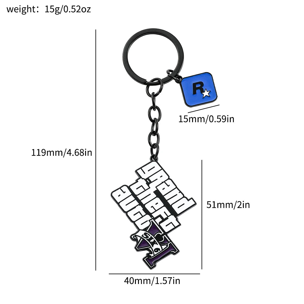 Grand Theft Auto VI Keychain | GTA 6