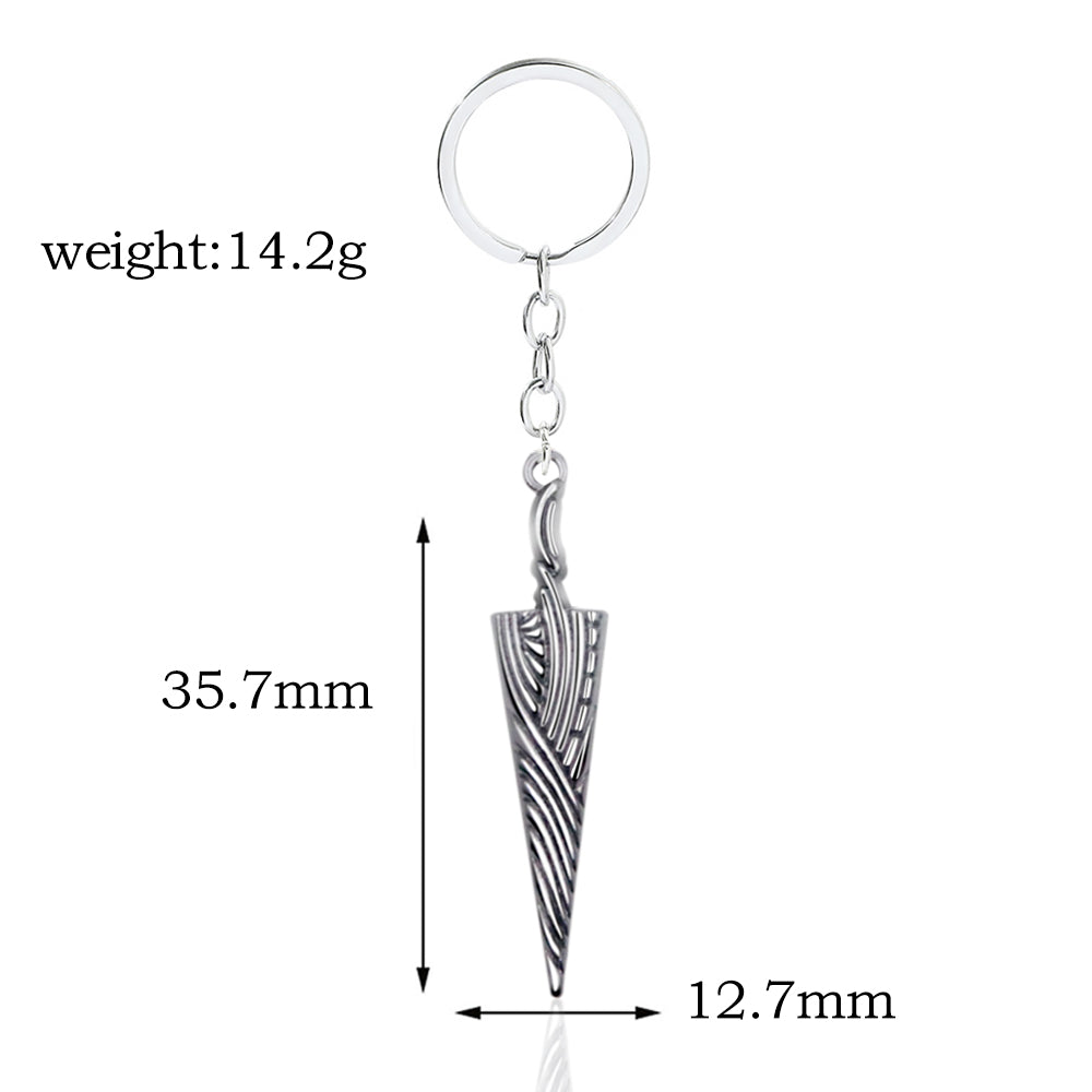 Hollow Knight Bone Nail Logo Der blasse König Figur Schlüsselanhänger