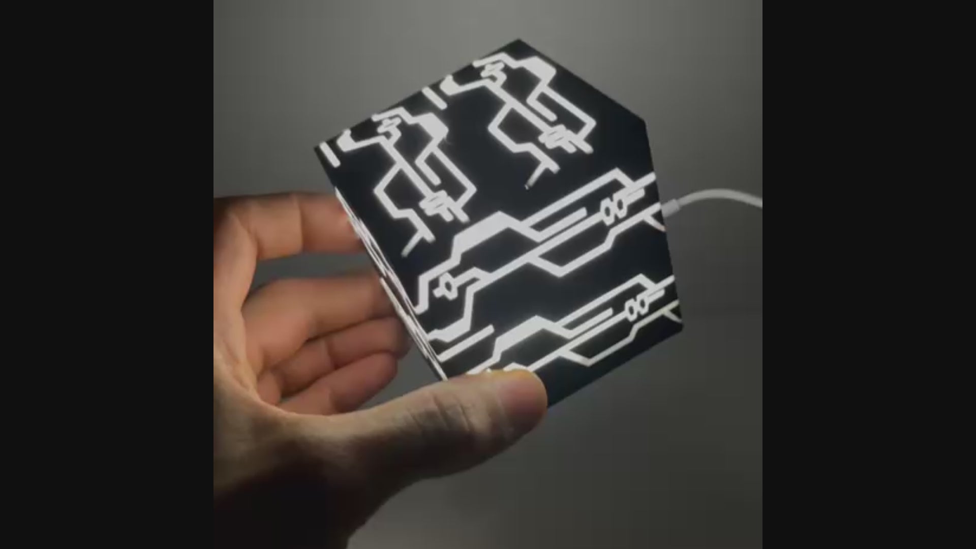 BLACK BOX 2B - 3D Night Light USB LED TOUCH | NIER AUTOMATA – Strike3D