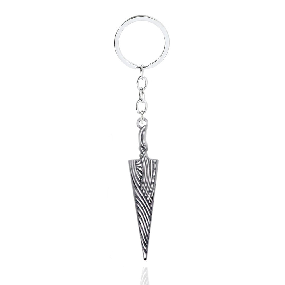 Hollow Knight Bone Nail Logo Der blasse König Figur Schlüsselanhänger