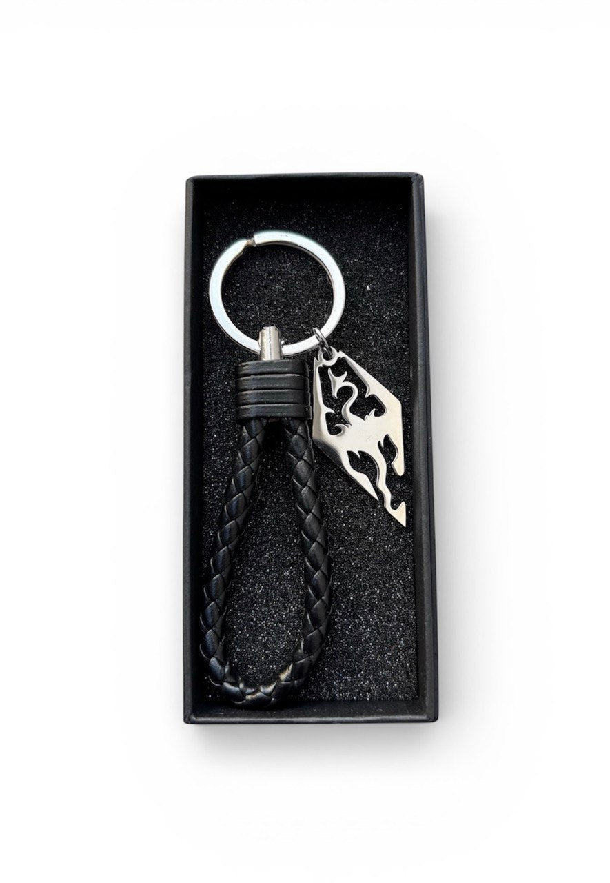Skyrim Dragon Emblem Keychain Replica with Gift Box | THE ELDER SCROLLS