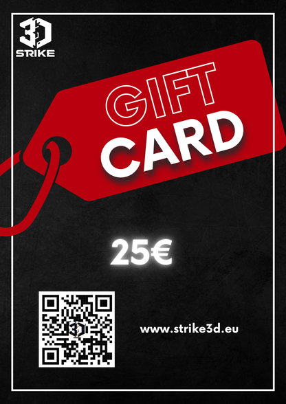 Strike3D gift card