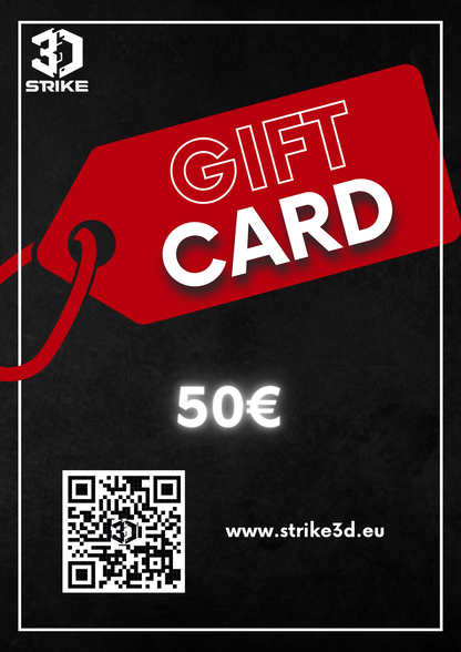 Strike3D gift card