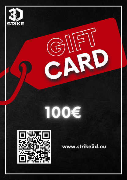 Strike3D gift card