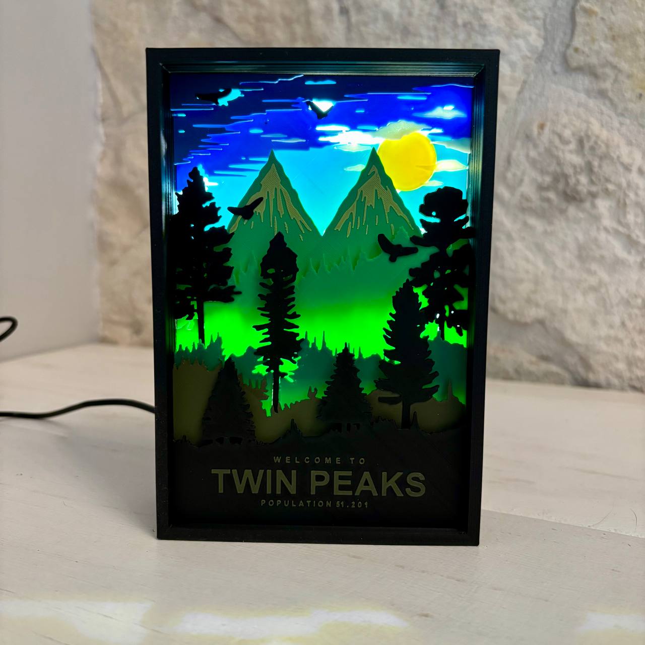USB LED Lamp Hills | The Secrets of Twin Peaks