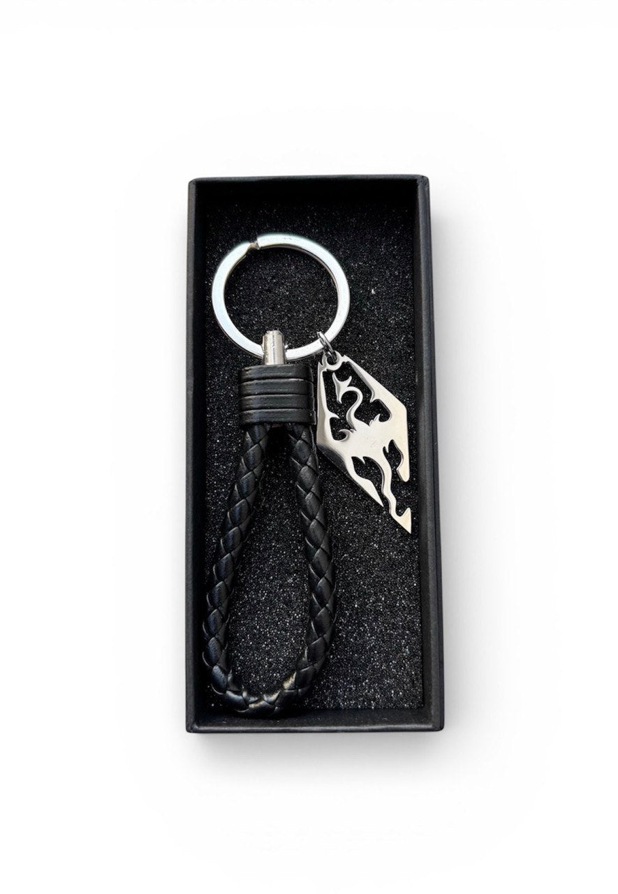 Dragon Emblem Keychain with Gift Box - SKYRIM THE ELDER SCROLLS