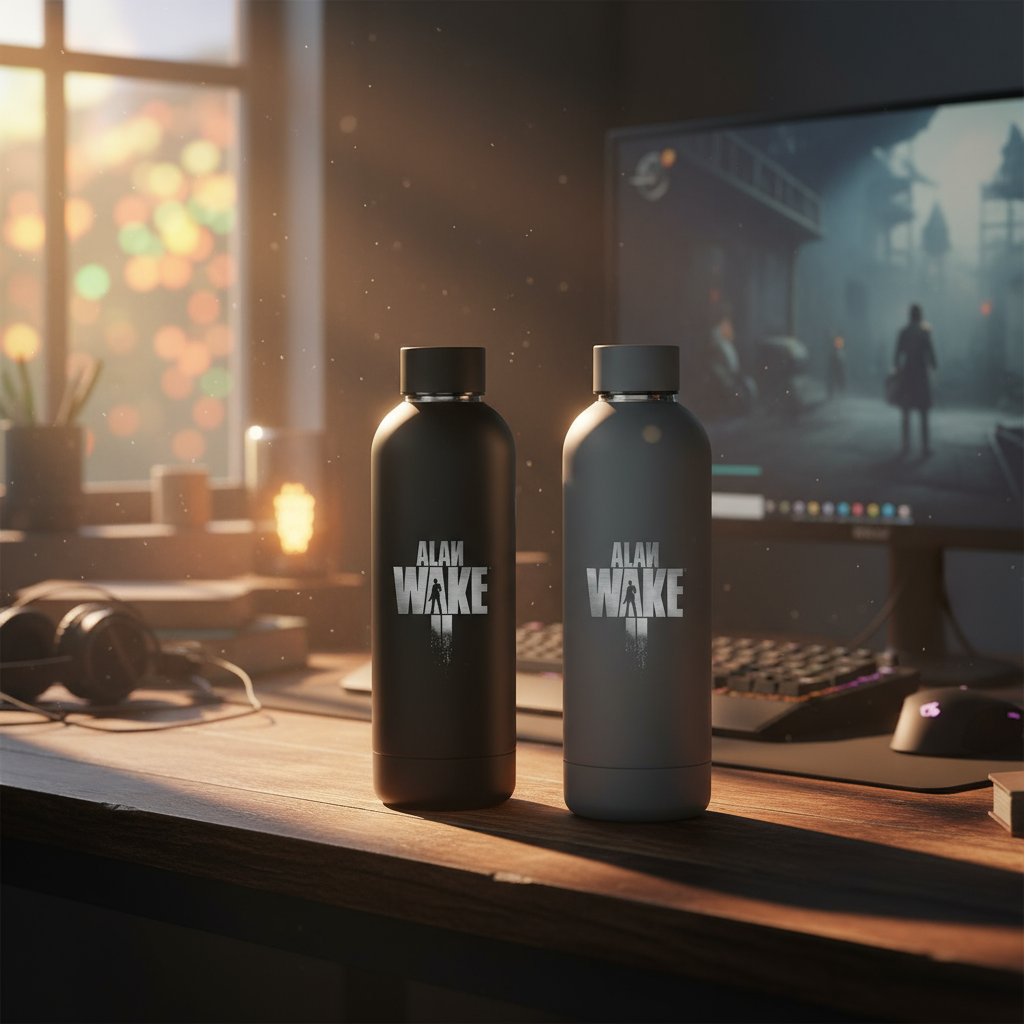 500ml ALAN WAKE | Insulated stainless steel water bottle for hot and cold