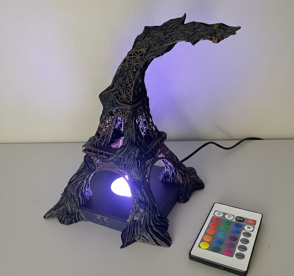 Eifell Tower - Endless Tower USB Led lamp | Clair Obscur: Expedition 33