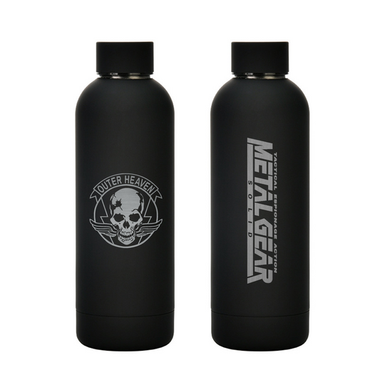 500ml METAL GEAR SOLID -  Factions - bottiglia borraccia isolata in acciaio caldo freddo
