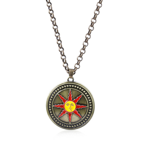 Collier solaire Sunlight Knight Shield| ÂMES SOMBRES