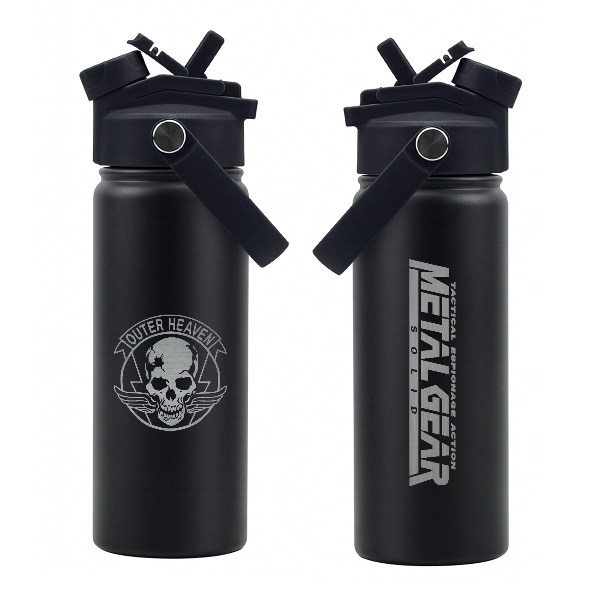Metal Gear Solid Factions 500ml insulated stainless steel water bottle for hot and cold drinks