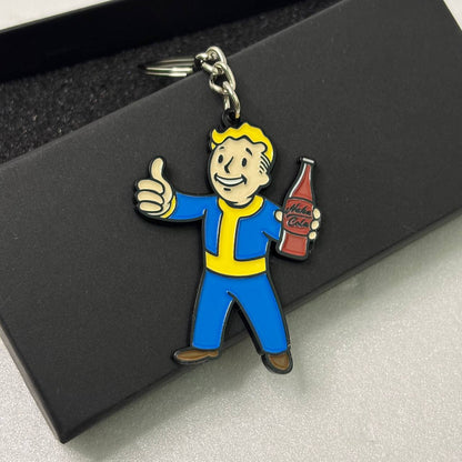 Vault Boy Nuka Cola Keychain - FALLOUT
