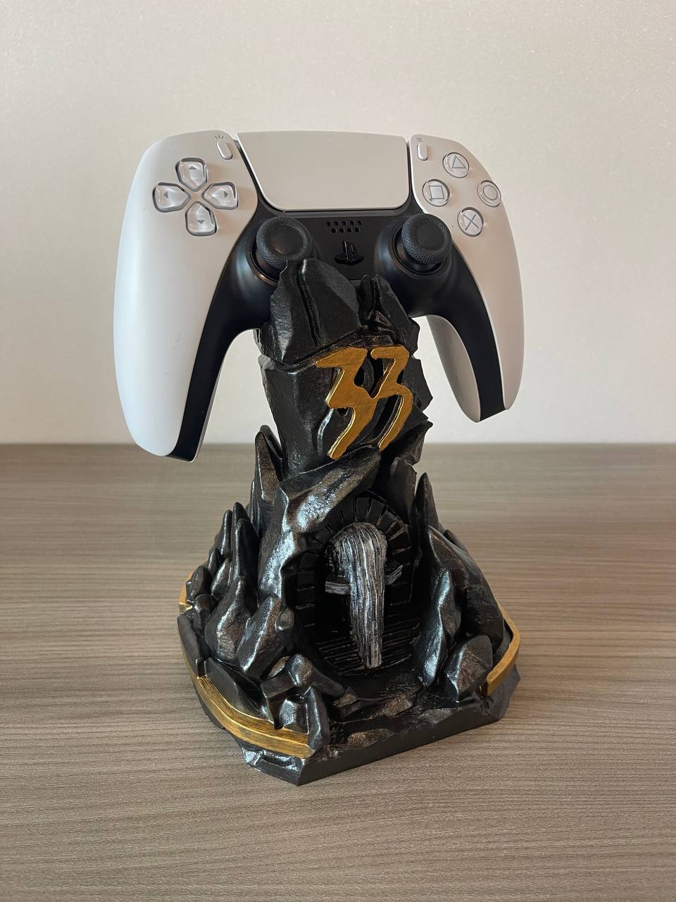 Clair Obscur Expedition 33 themed universal gaming controller stand and joystick holder