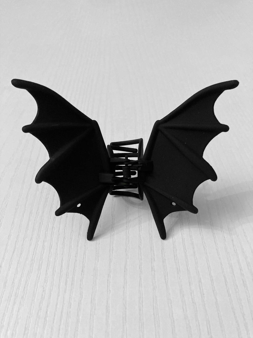 Gothic bat wings hair clip barrette alternative dark aesthetic hair accessory