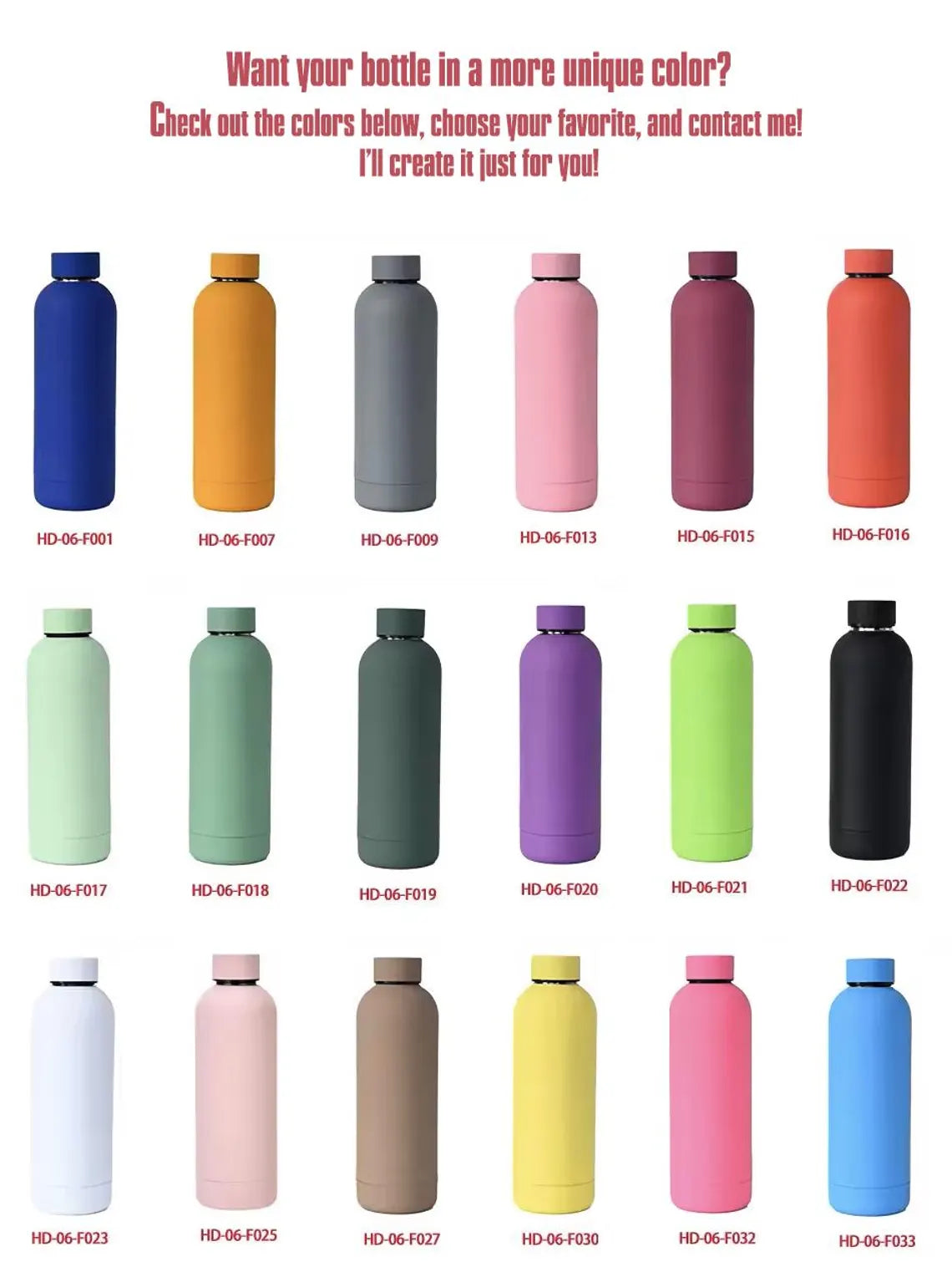 500ml Senku Ishigami Insulated Water Bottle Hot Cold Steel | DR.STONE