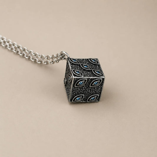 Jujutsu Kaisen Prison Realm Cube Pendant Necklace with Gift Box