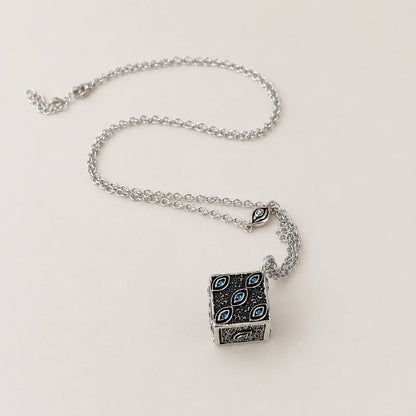 Jujutsu Kaisen Prison Realm Cube Pendant Necklace with Gift Box
