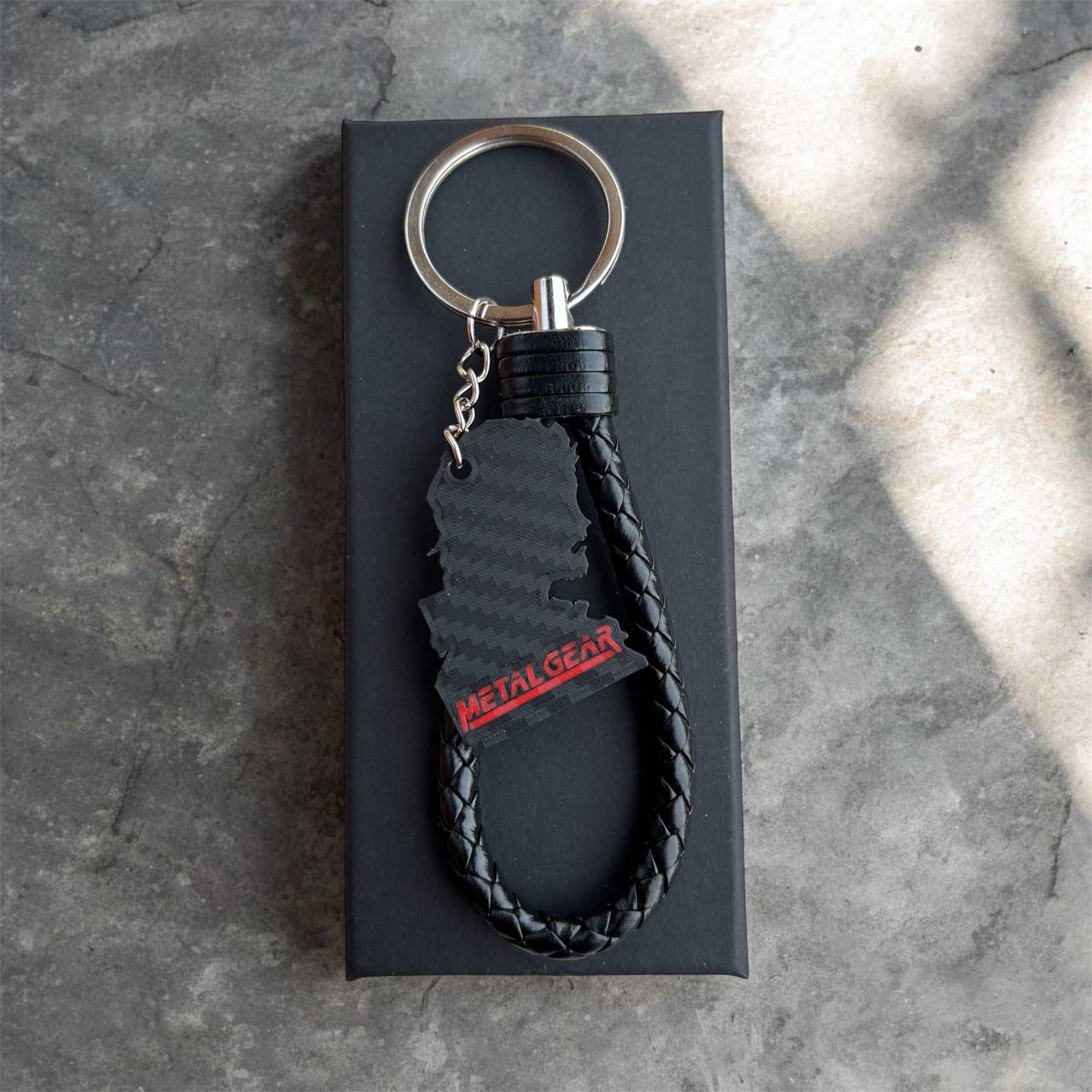 Metal Gear Solid Keychain Replica with Gift Box