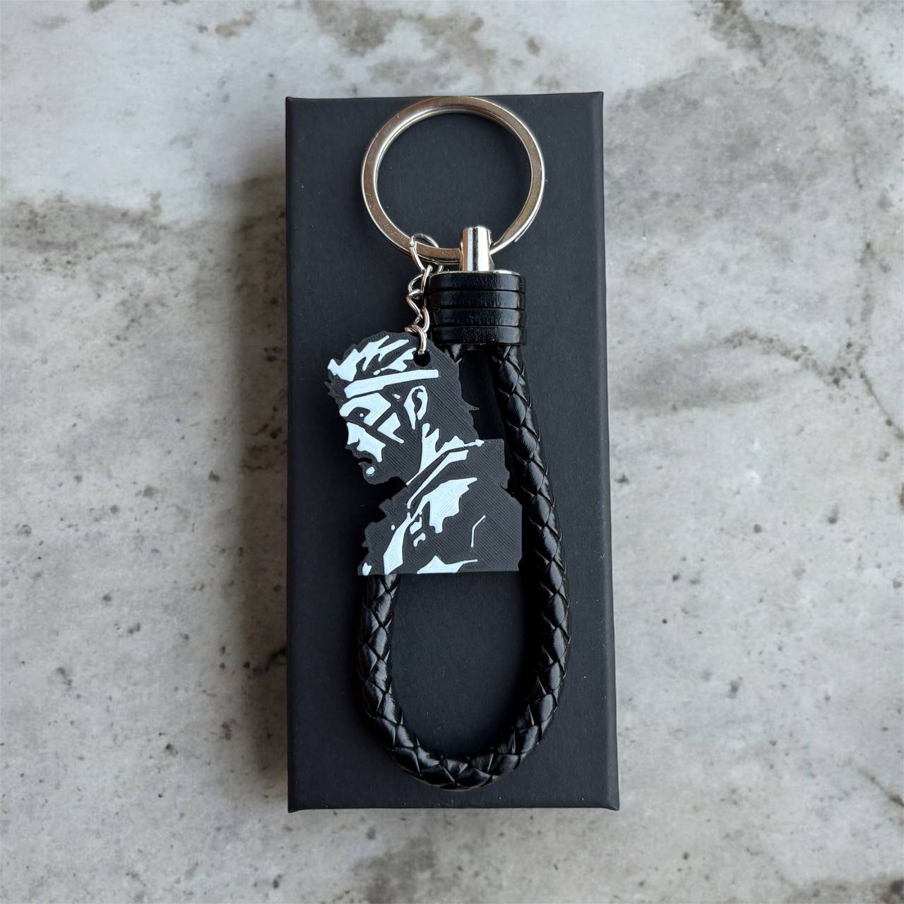 Metal Gear Solid Keychain Replica with Gift Box
