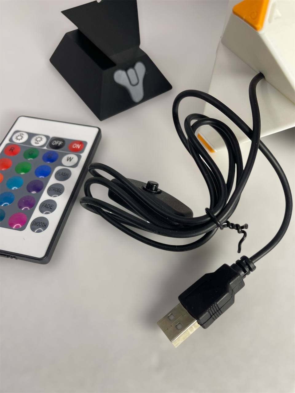 Destiny Ghost with Color-Changing Light - Remote Control - RGB LED