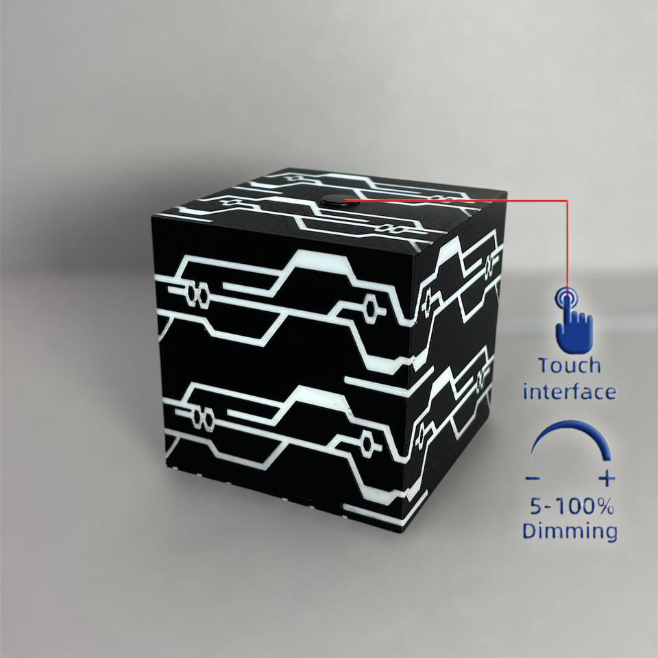 BLACK BOX 2B - 3D Night Light USB LED TOUCH | NIER AUTOMATA – Strike3D