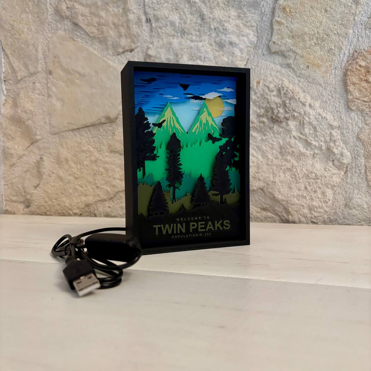 USB LED Lamp Hills | The Secrets of Twin Peaks