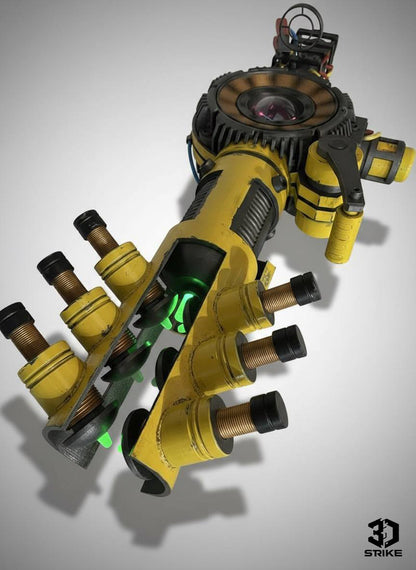 Tesla Rifle Replica – Rotating Plasma Sphere, Removable Head, Integrated Lights | FALLOUT