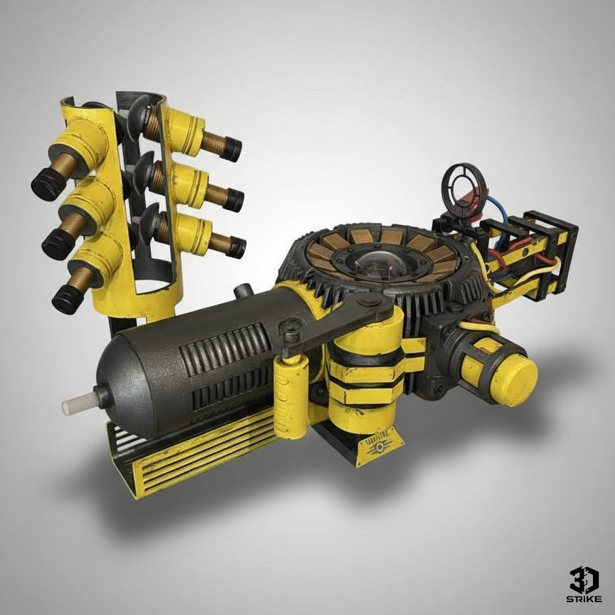 Tesla Rifle Replica – Rotating Plasma Sphere, Removable Head, Integrated Lights | FALLOUT