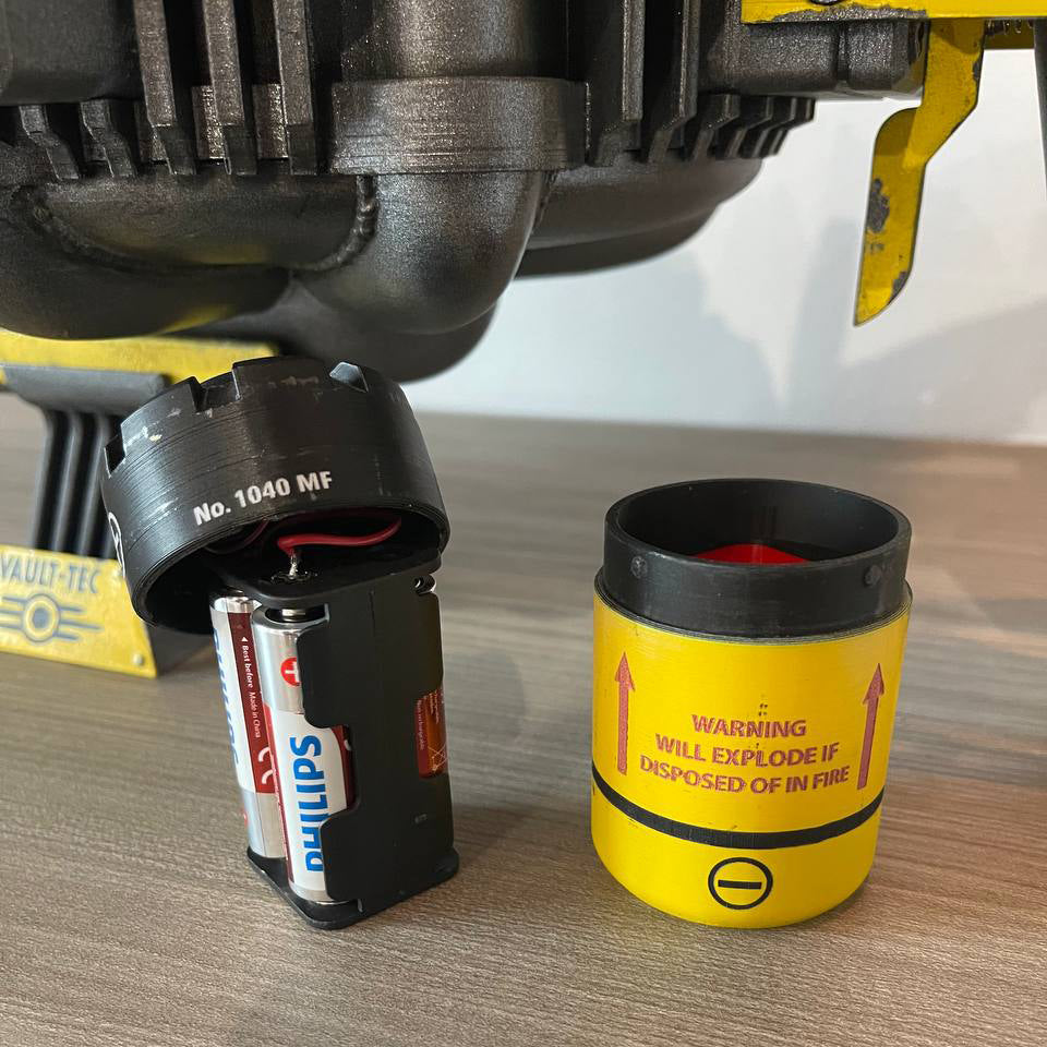 Tesla Rifle Replica – Rotating Plasma Sphere, Removable Head, Integrated Lights | FALLOUT