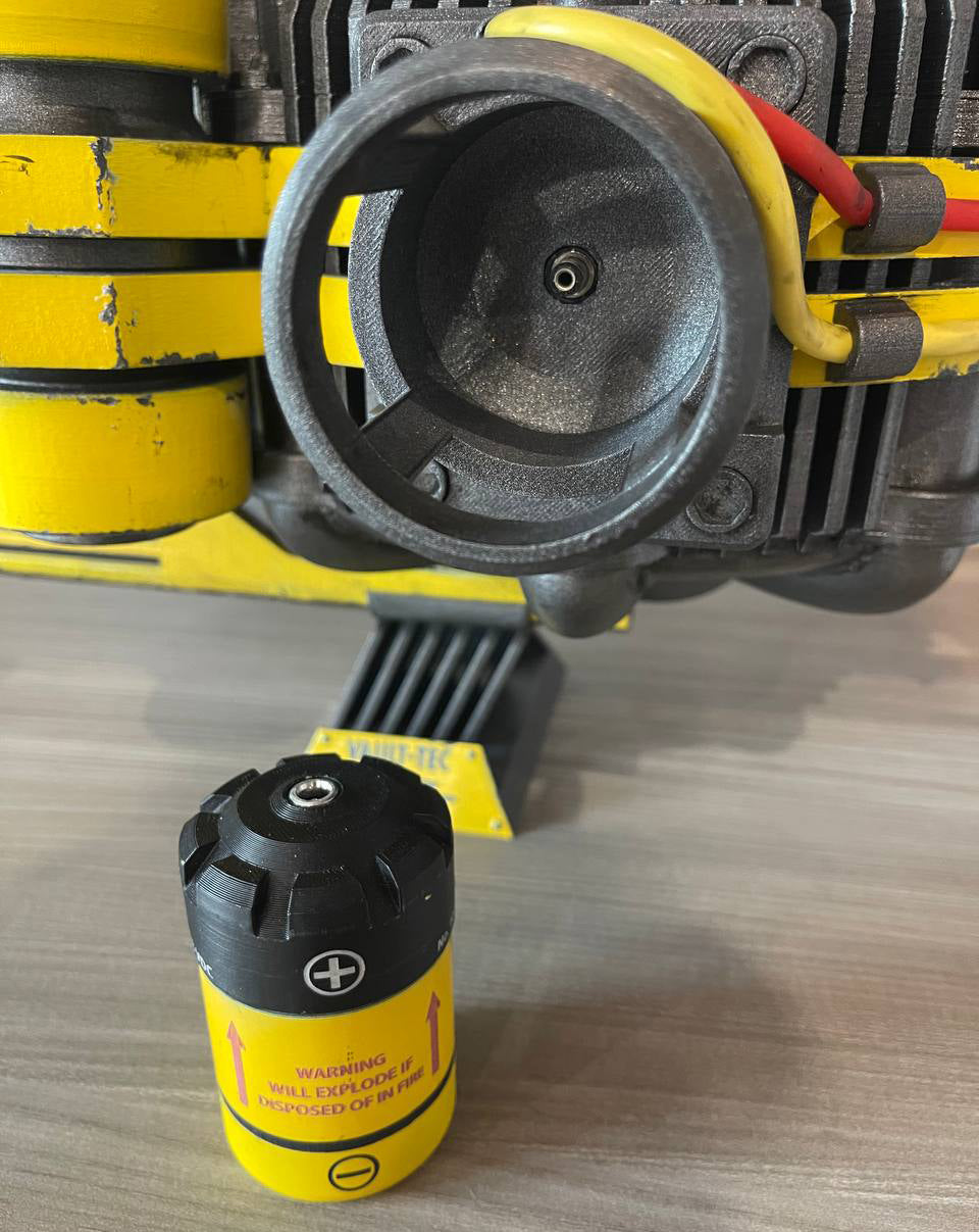 Tesla Rifle Replica – Rotating Plasma Sphere, Removable Head, Integrated Lights | FALLOUT