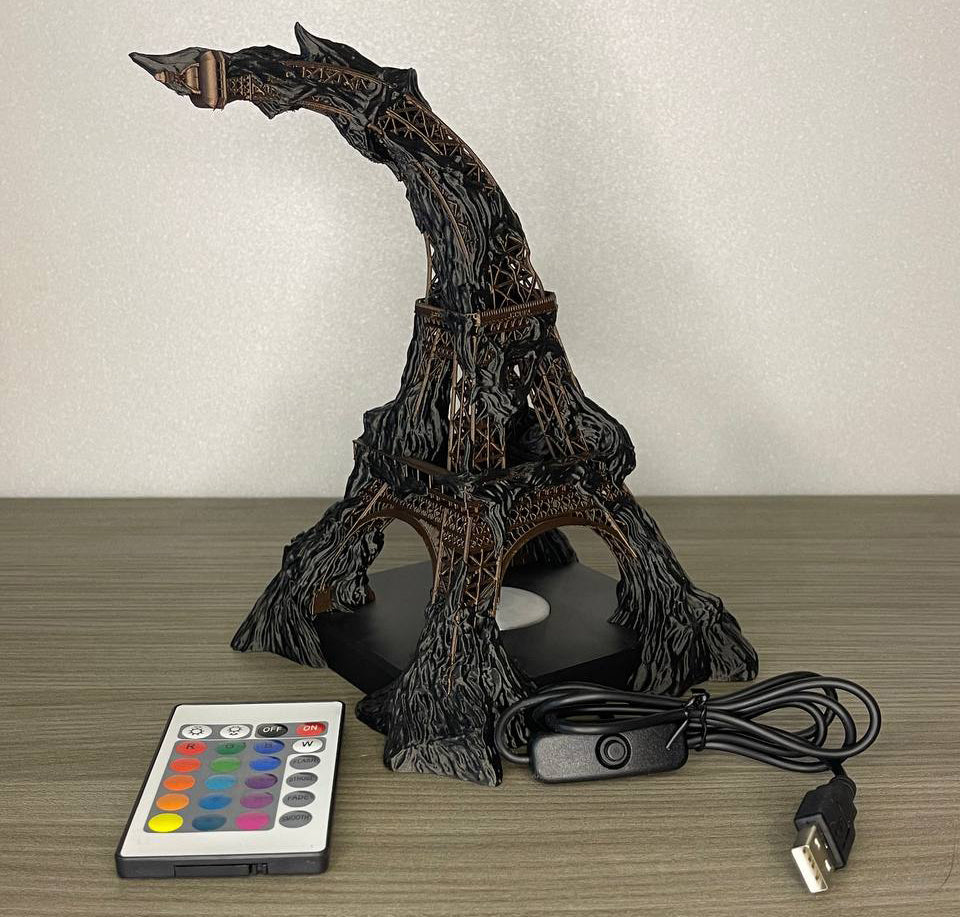 Eifell Tower - Endless Tower USB Led lamp | Clair Obscur: Expedition 33